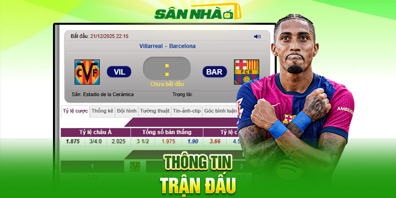 Thông tin trước trận đấu