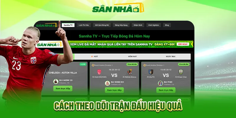 Theo Dõi Trận Đấu Hiệu Quả